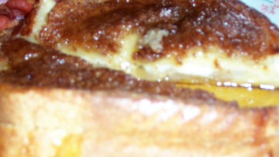 French Toast With Pears Brie And Cinnamon recipe