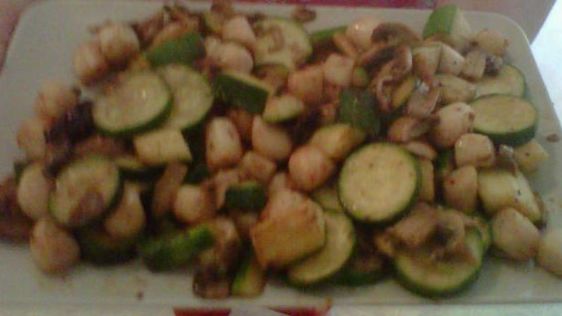 Scallops With Zucchini recipe