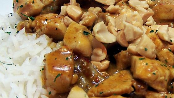 Spicy Thai Peanut Chicken Curry recipe