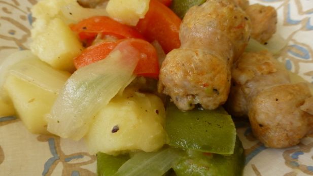 Sausage Pepper And Potato Skillet recipe