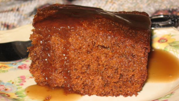 Gingerbread Cake With Brown Sugar Sauce recipe