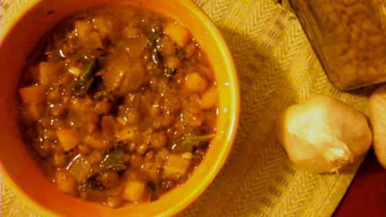 Moroccan Lentil And Kale Stew recipe