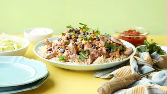 Crock Pot Chicken With Black Beans In Cream Sauce recipe