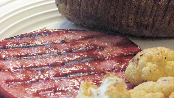 Ham Steak With Brown Sugar And Lime Glaze recipe