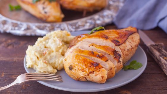 Grilled Buttermilk Ranch Marinated Chicken Breast recipe