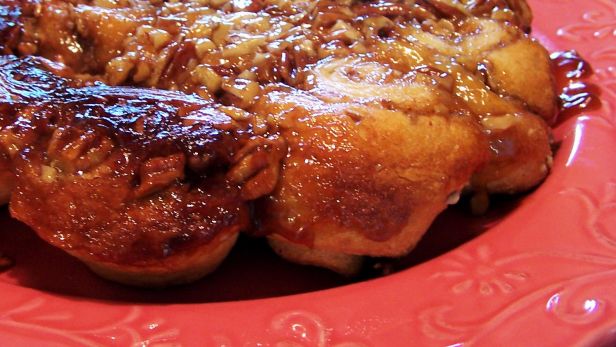 Easy Saturday Morning Crescent Caramel Rolls recipe