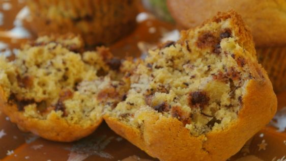 Banana Nut Chip Muffins recipe