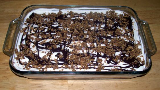 Easy Butterfinger Ice Cream Cake recipe