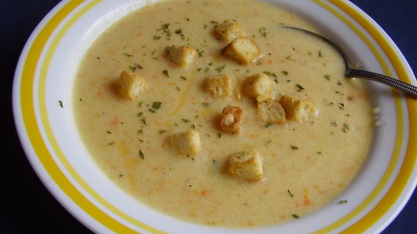 Cream Of Cauliflower And Cheddar Soup recipe