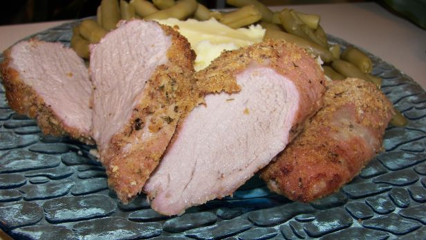 Mustard Crusted Pork Tenderloins recipe