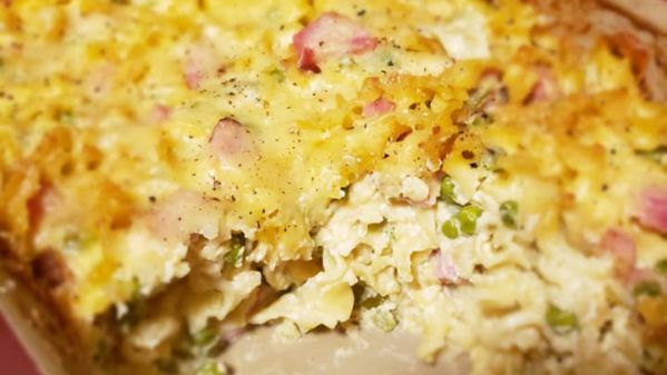 Ham Swiss Casserole recipe