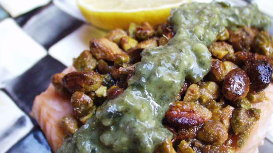 Pistachio Baked Salmon recipe