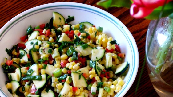 Picnic Corn Zucchini Salad recipe