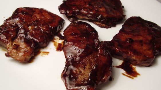 Tray Baked Sticky Pork Chops recipe