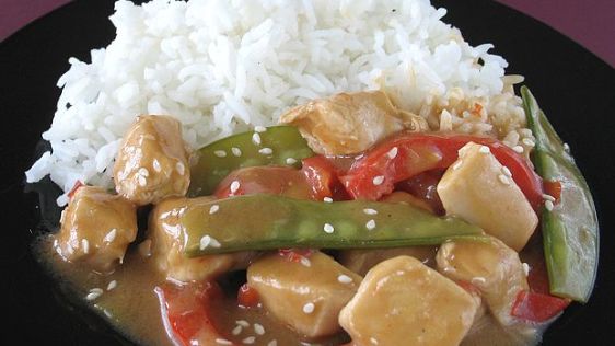 Peanut Chicken Stir Fry recipe