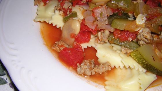 Italian Sausage Zucchini Stew recipe