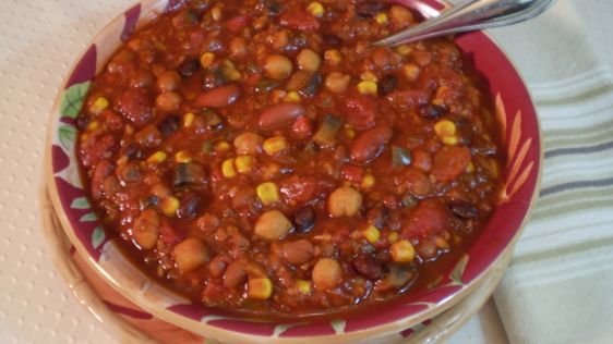 Crock Pot Or Not Vegetarian Chili recipe