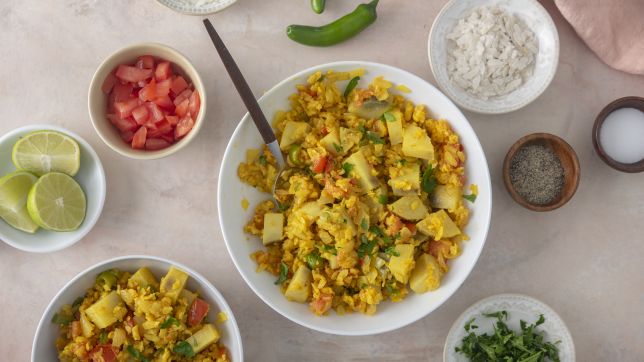 Tomato Poha recipe