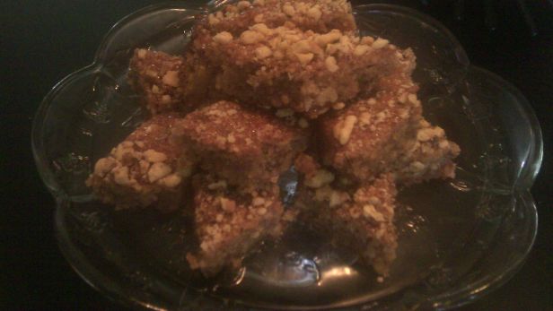 Greek Baklava Walnut Honey Glazed Cake recipe