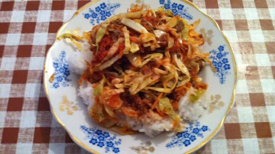 Ground Beef With Cabbage recipe