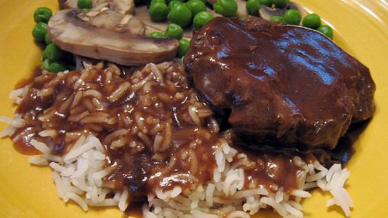 Easy Burgers With Rice Gravy recipe