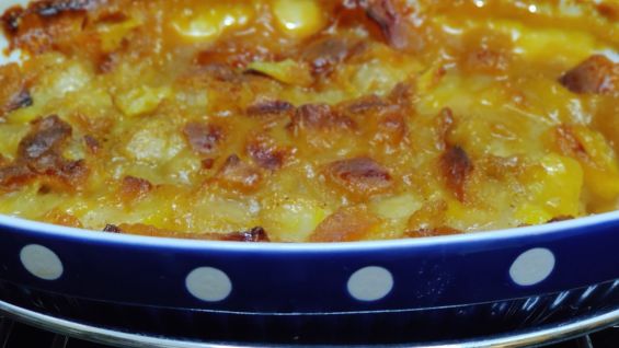 Baked Caramel Apple Pudding recipe