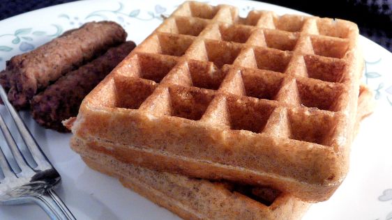 Healthy Sourdough Whole Grain Waffles And Pancakes recipe