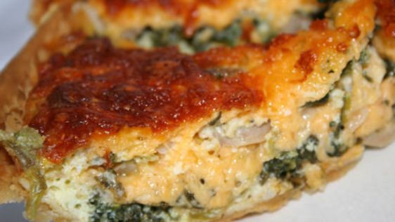 Spinach Feta Quiche recipe