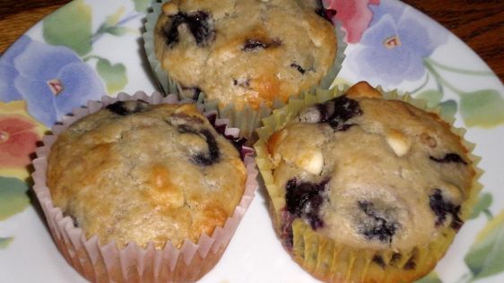 Blueberry White Chip Muffins recipe