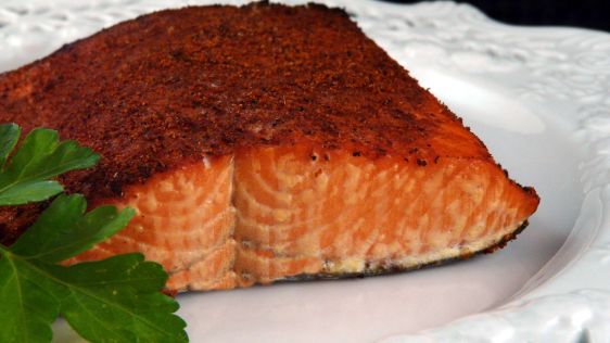 Spice Plank Grilled Salmon recipe