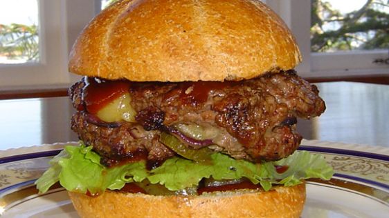 Hot Stuffed Mama Burger recipe