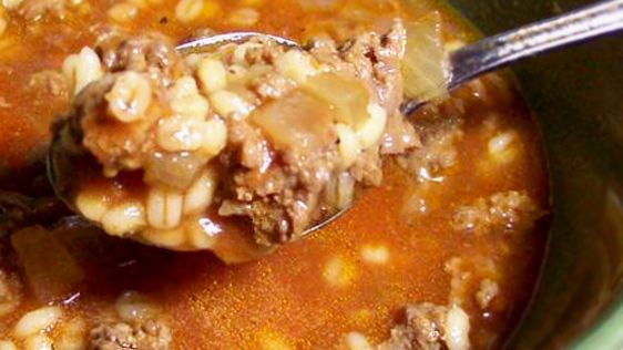 Barley Burger Stew For 2 recipe