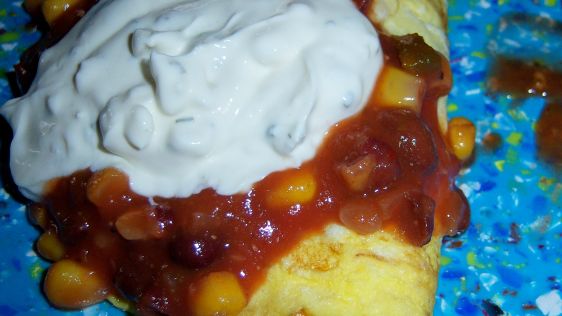 Knife And Fork Breakfast Burrito recipe