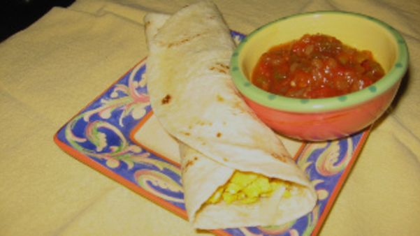 Potato Egg And Cheese Burrito recipe