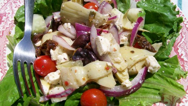 Kittencal's Mediterranean Style Taverna Chopped Greek Salad recipe