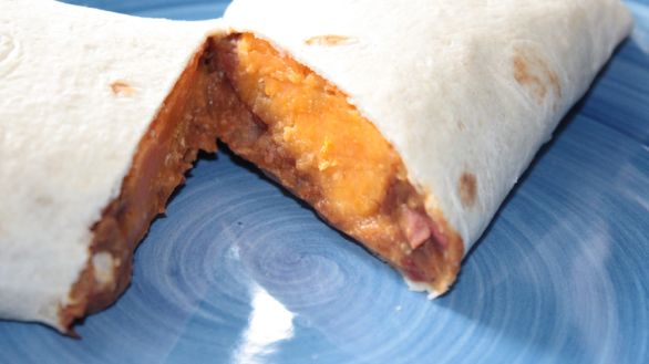 Sweet Potato And Kidney Bean Burrito recipe