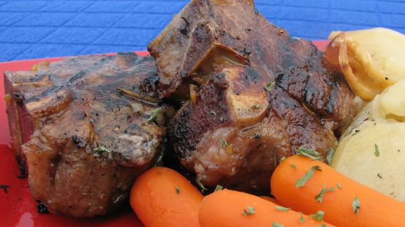 Honey And Balsamic Lamb Chops recipe