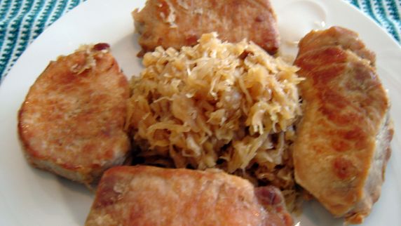 Berta's Chops Sauerkraut recipe