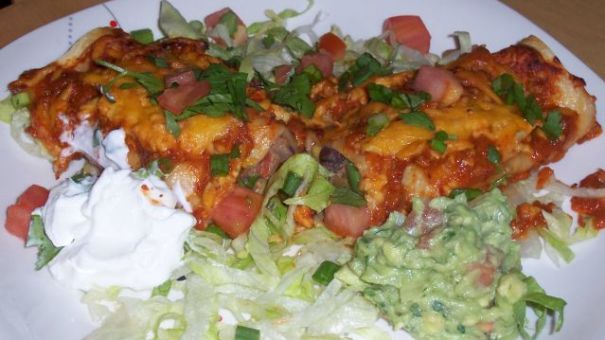 Southwest Black Bean And Corn Enchiladas recipe