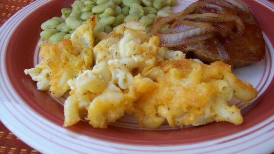 Custard Style Macaroni And Cheese recipe