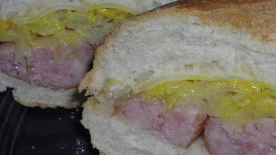 Polish Sausage Submarine Sandwich recipe