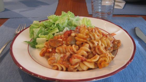 Rigatoni And Sausage Bake recipe