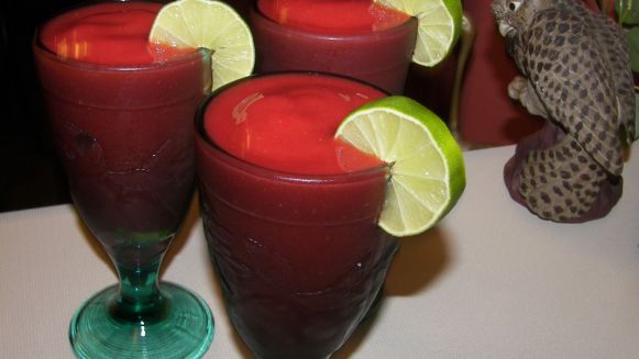 Strawberry Lime Slush recipe