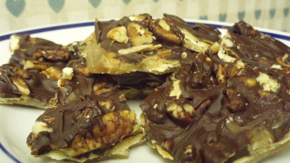 Chocolate Toffee Candy Cookies Saltine Candy recipe