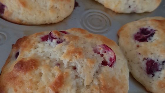 Lemon Cranberry Muffins recipe