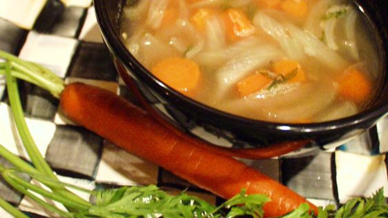 Carrot Top Quinoa Soup recipe