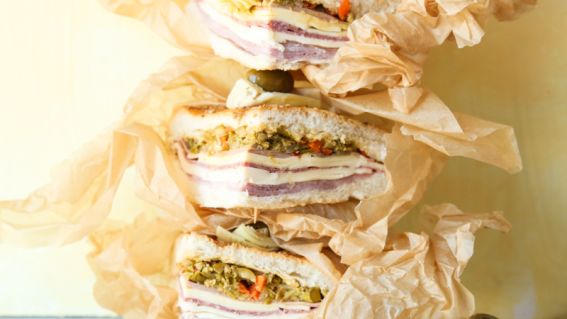 Mom's Sit Sandwich Aka Squishy Sorta Muffuletta recipe