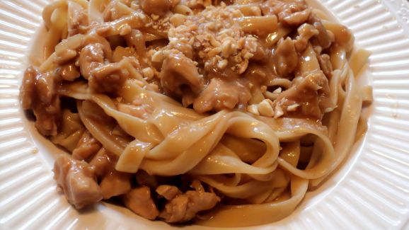 Grannydragon's Peanut Butter Noodles recipe