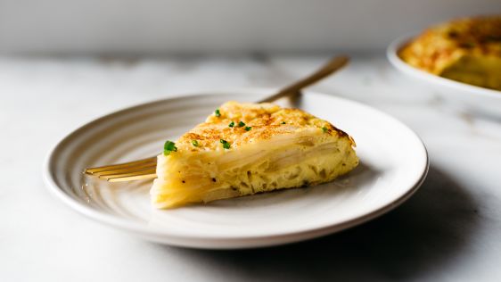 Spanish Potato Omelet Tortilla A La Espanola recipe