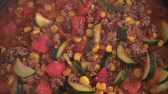 Ground Beef Zucchini Skillet Meal recipe